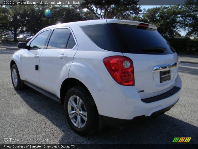 Summit White / Jet Black 2012 Chevrolet Equinox LS
