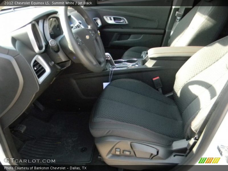Summit White / Jet Black 2012 Chevrolet Equinox LS