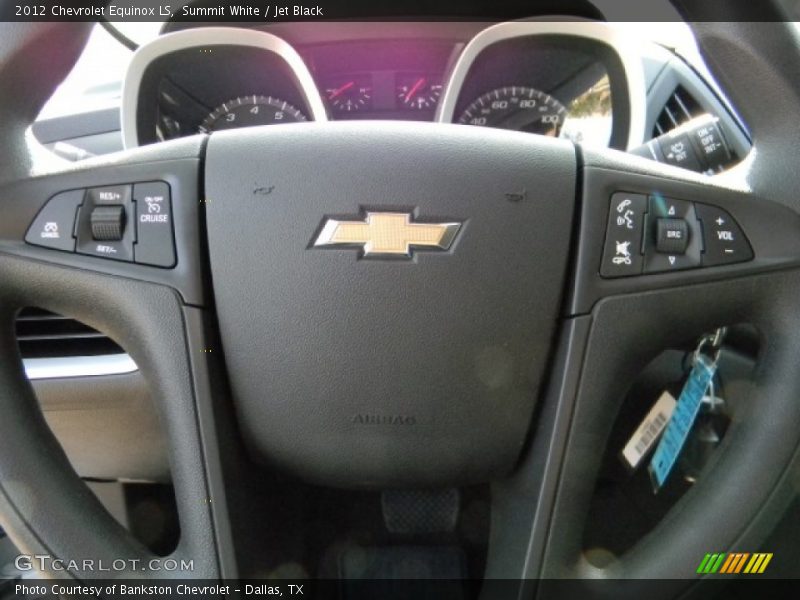 Summit White / Jet Black 2012 Chevrolet Equinox LS