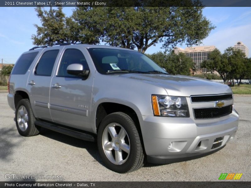 Sheer Silver Metallic / Ebony 2011 Chevrolet Tahoe LT