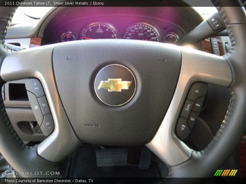 Sheer Silver Metallic / Ebony 2011 Chevrolet Tahoe LT