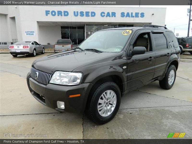 Charcoal Beige Metallic / Pebble/Light Parchment 2006 Mercury Mariner Luxury