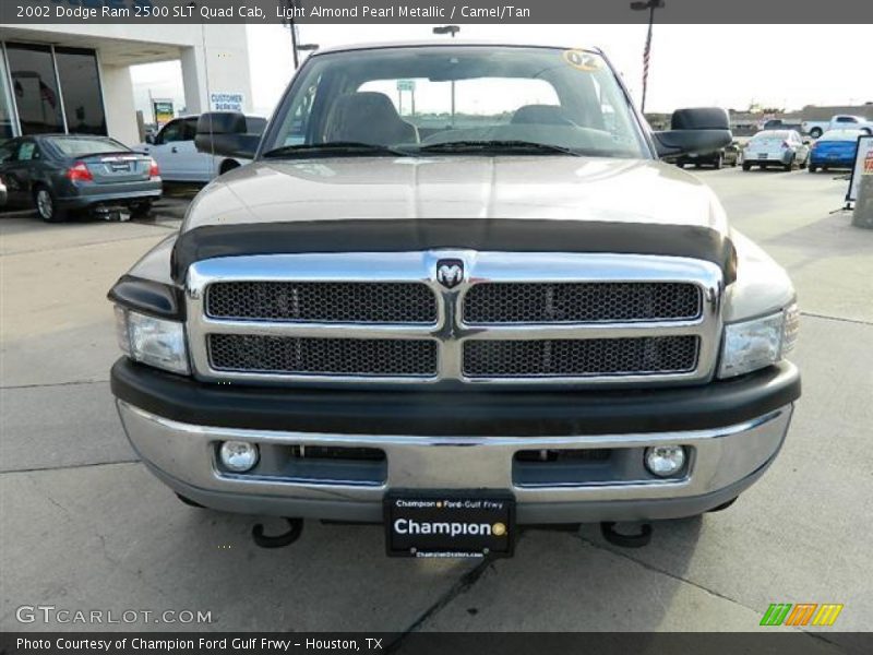 Light Almond Pearl Metallic / Camel/Tan 2002 Dodge Ram 2500 SLT Quad Cab
