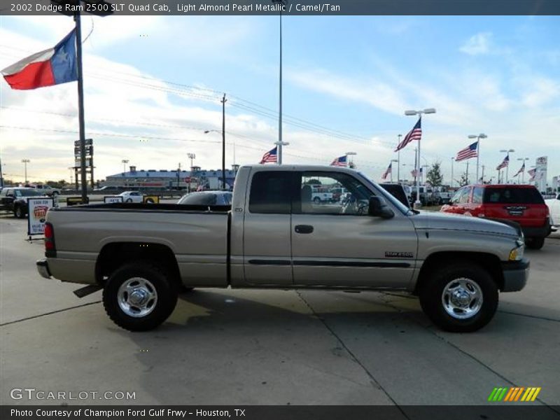 Light Almond Pearl Metallic / Camel/Tan 2002 Dodge Ram 2500 SLT Quad Cab