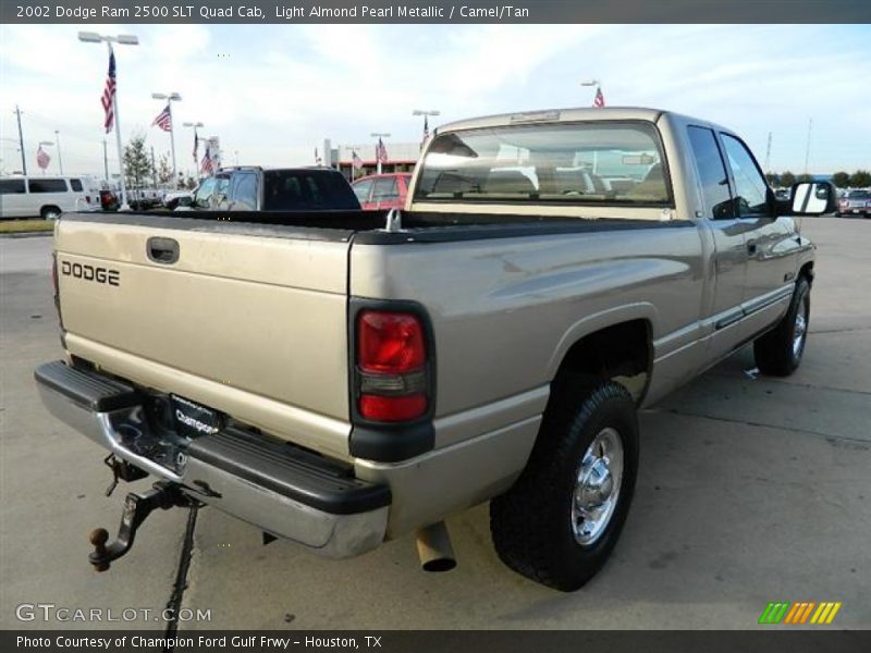 Light Almond Pearl Metallic / Camel/Tan 2002 Dodge Ram 2500 SLT Quad Cab