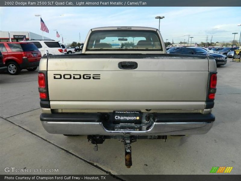 Light Almond Pearl Metallic / Camel/Tan 2002 Dodge Ram 2500 SLT Quad Cab