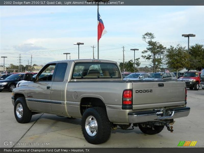 Light Almond Pearl Metallic / Camel/Tan 2002 Dodge Ram 2500 SLT Quad Cab