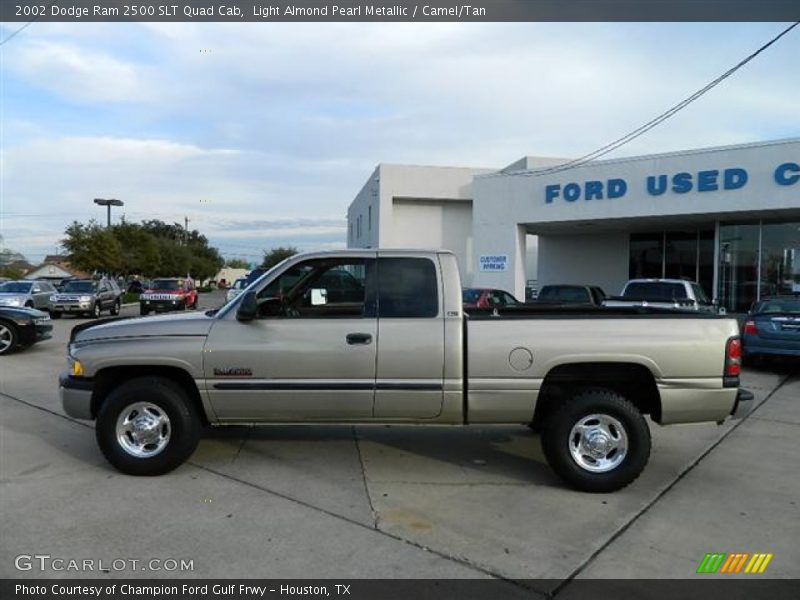 Light Almond Pearl Metallic / Camel/Tan 2002 Dodge Ram 2500 SLT Quad Cab