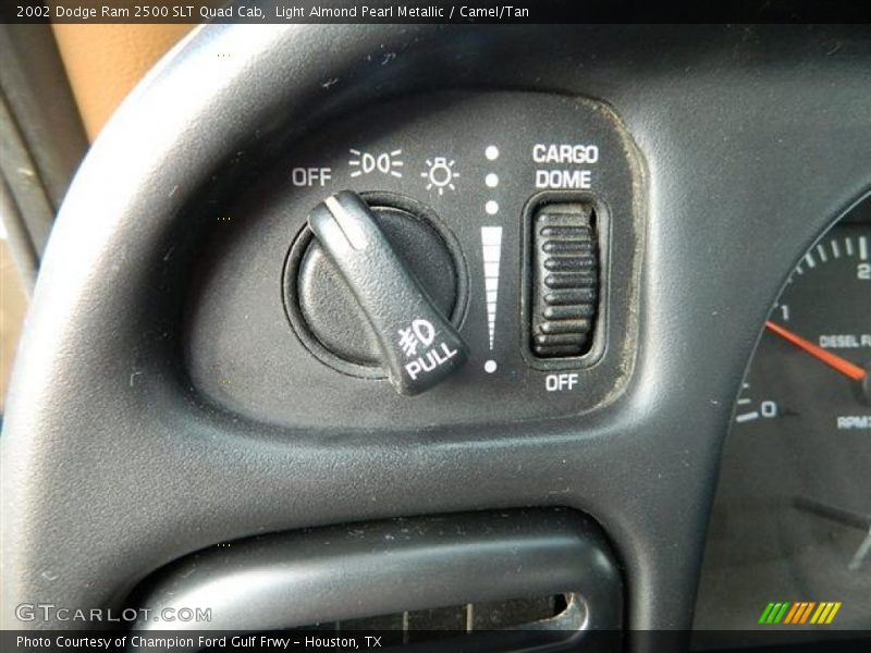 Light Almond Pearl Metallic / Camel/Tan 2002 Dodge Ram 2500 SLT Quad Cab