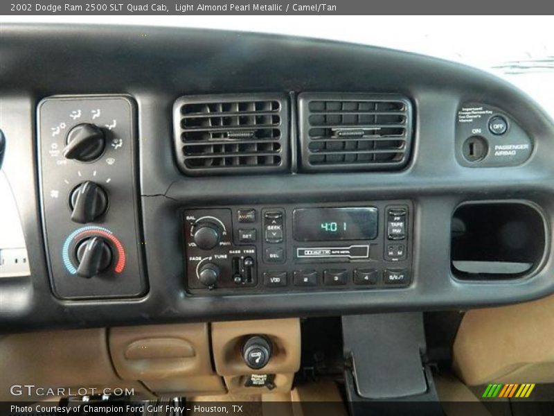 Light Almond Pearl Metallic / Camel/Tan 2002 Dodge Ram 2500 SLT Quad Cab