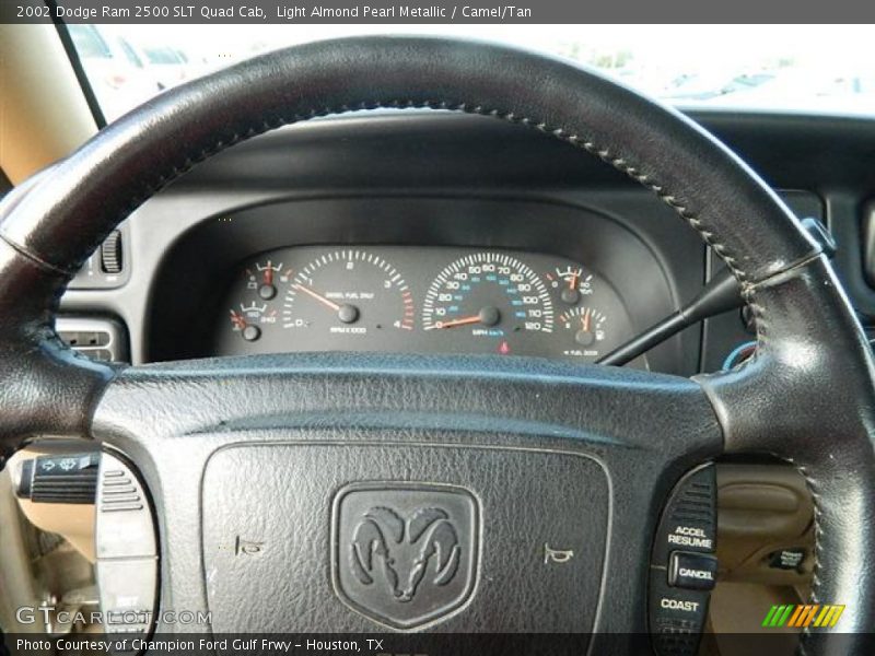 Light Almond Pearl Metallic / Camel/Tan 2002 Dodge Ram 2500 SLT Quad Cab