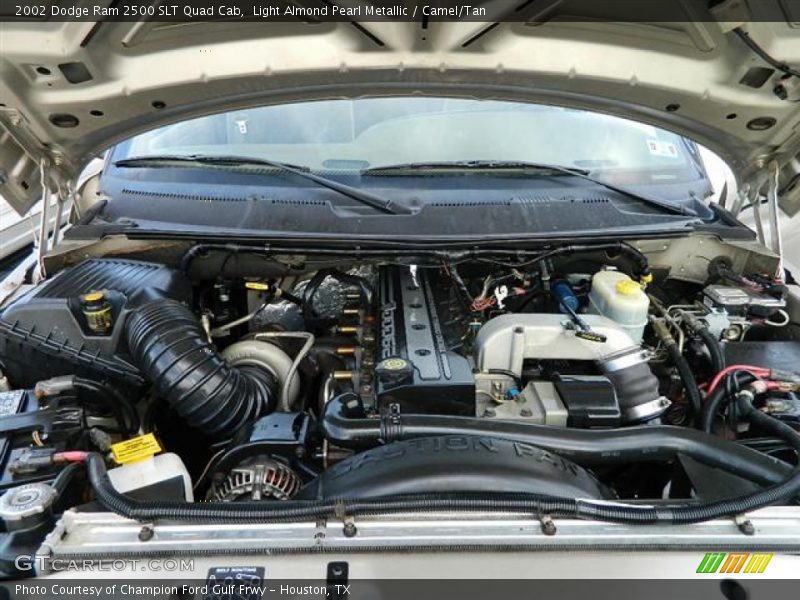  2002 Ram 2500 SLT Quad Cab Engine - 5.9 Liter OHV 24-Valve Cummins Turbo Diesel Inline 6 Cylinder
