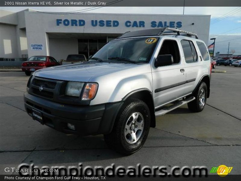 Silver Ice Metallic / Dusk Gray 2001 Nissan Xterra XE V6