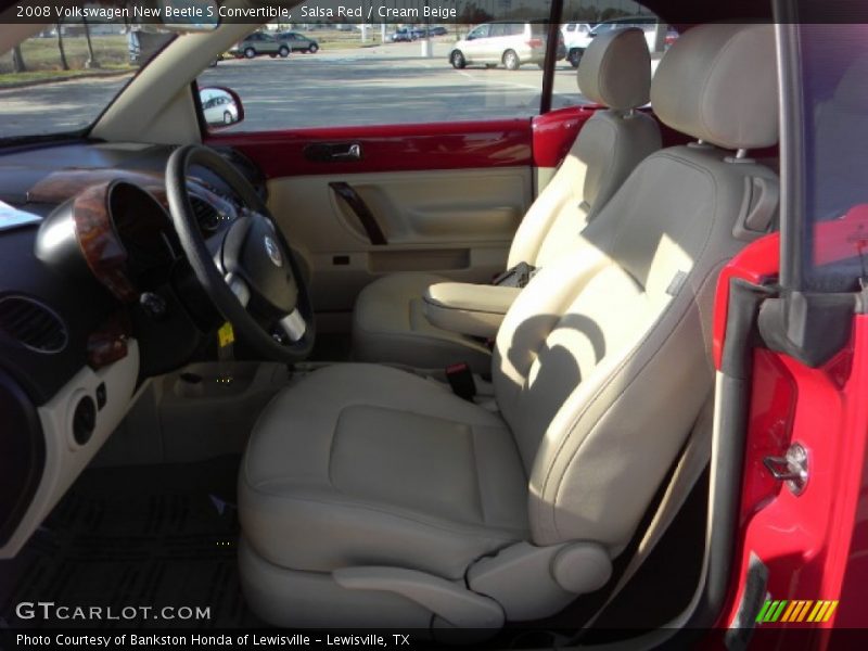 Salsa Red / Cream Beige 2008 Volkswagen New Beetle S Convertible