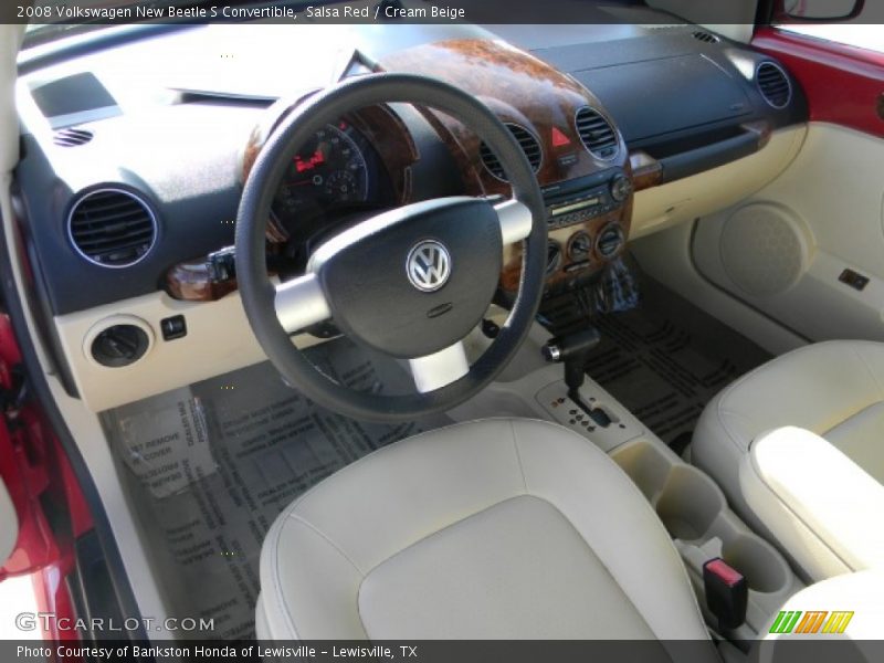 Salsa Red / Cream Beige 2008 Volkswagen New Beetle S Convertible