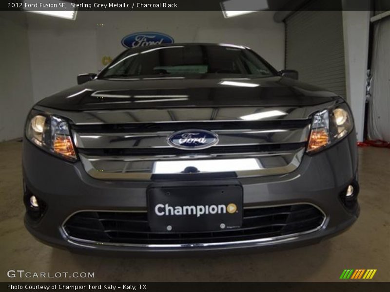 Sterling Grey Metallic / Charcoal Black 2012 Ford Fusion SE