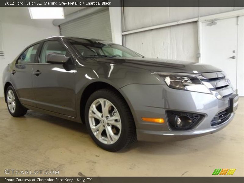 Sterling Grey Metallic / Charcoal Black 2012 Ford Fusion SE