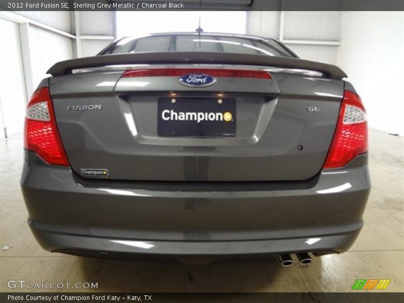 Sterling Grey Metallic / Charcoal Black 2012 Ford Fusion SE