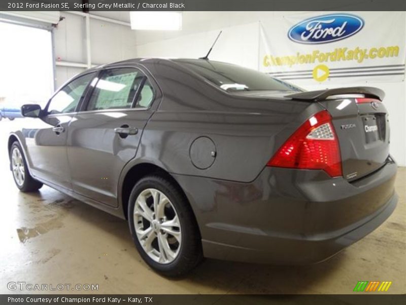 Sterling Grey Metallic / Charcoal Black 2012 Ford Fusion SE