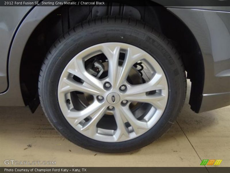 Sterling Grey Metallic / Charcoal Black 2012 Ford Fusion SE