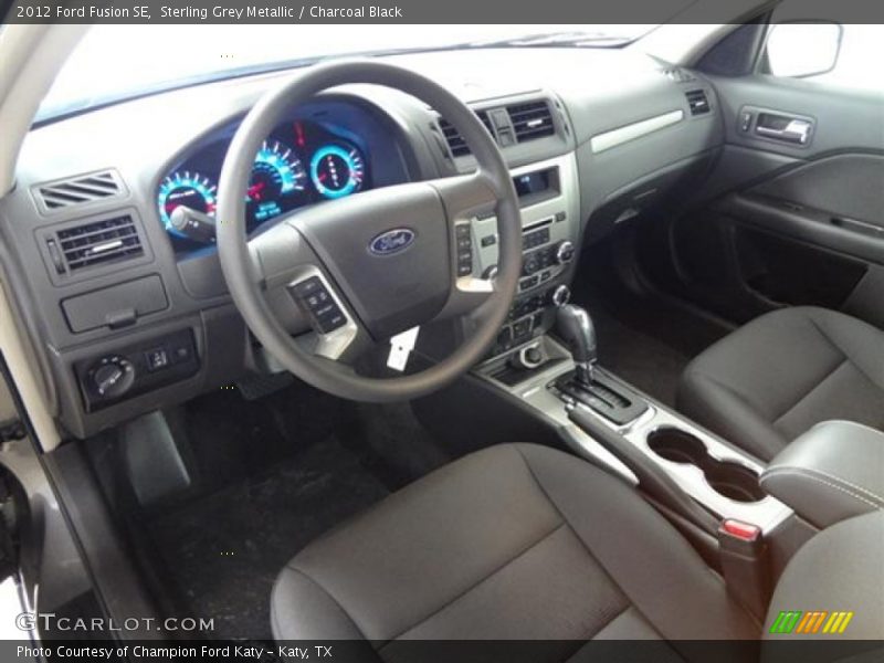Sterling Grey Metallic / Charcoal Black 2012 Ford Fusion SE