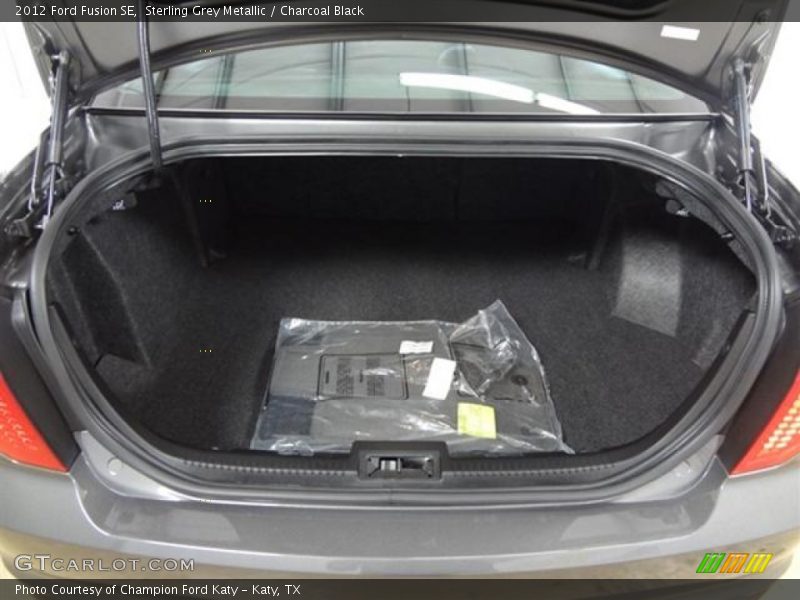 Sterling Grey Metallic / Charcoal Black 2012 Ford Fusion SE