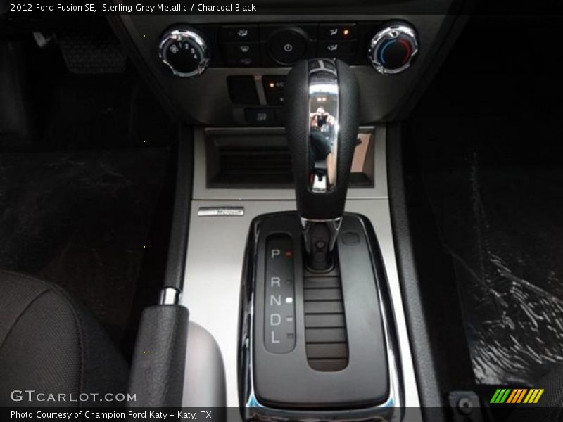 Sterling Grey Metallic / Charcoal Black 2012 Ford Fusion SE