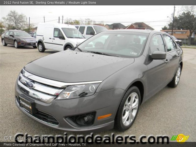 Sterling Grey Metallic / Medium Light Stone 2012 Ford Fusion SE