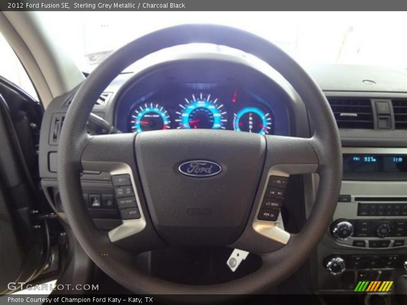 Sterling Grey Metallic / Charcoal Black 2012 Ford Fusion SE