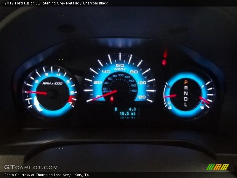 Sterling Grey Metallic / Charcoal Black 2012 Ford Fusion SE