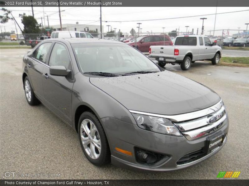 Sterling Grey Metallic / Medium Light Stone 2012 Ford Fusion SE