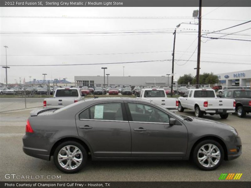 Sterling Grey Metallic / Medium Light Stone 2012 Ford Fusion SE