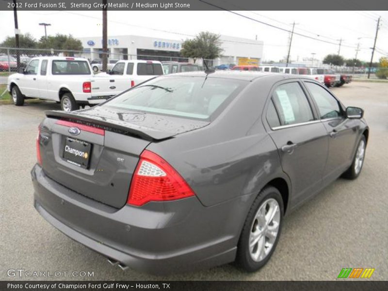 Sterling Grey Metallic / Medium Light Stone 2012 Ford Fusion SE