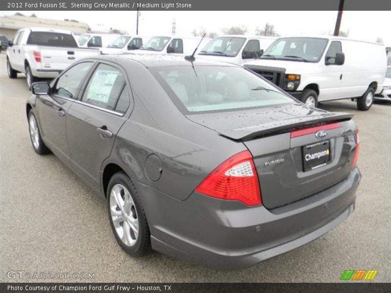Sterling Grey Metallic / Medium Light Stone 2012 Ford Fusion SE