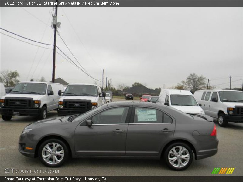 Sterling Grey Metallic / Medium Light Stone 2012 Ford Fusion SE