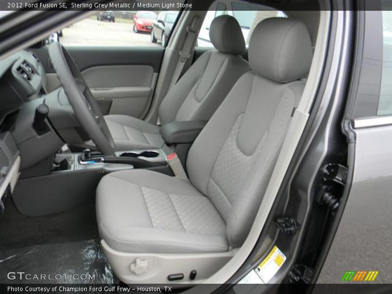 Sterling Grey Metallic / Medium Light Stone 2012 Ford Fusion SE