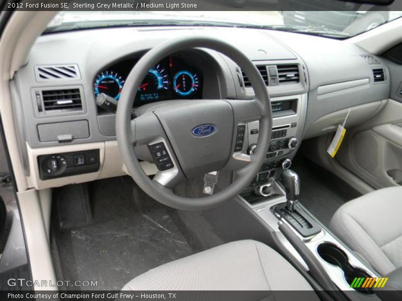 Sterling Grey Metallic / Medium Light Stone 2012 Ford Fusion SE