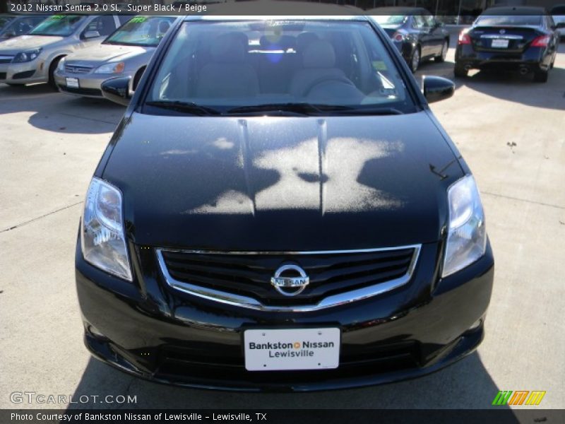 Super Black / Beige 2012 Nissan Sentra 2.0 SL