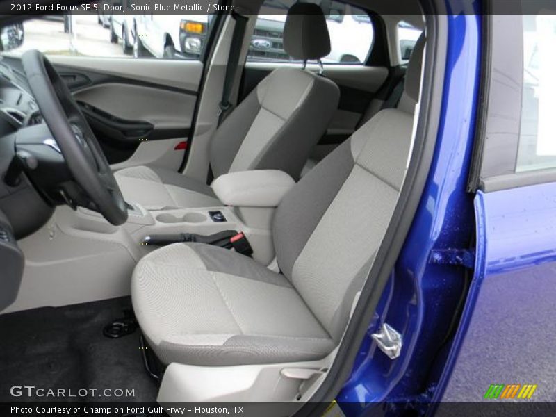 Sonic Blue Metallic / Stone 2012 Ford Focus SE 5-Door