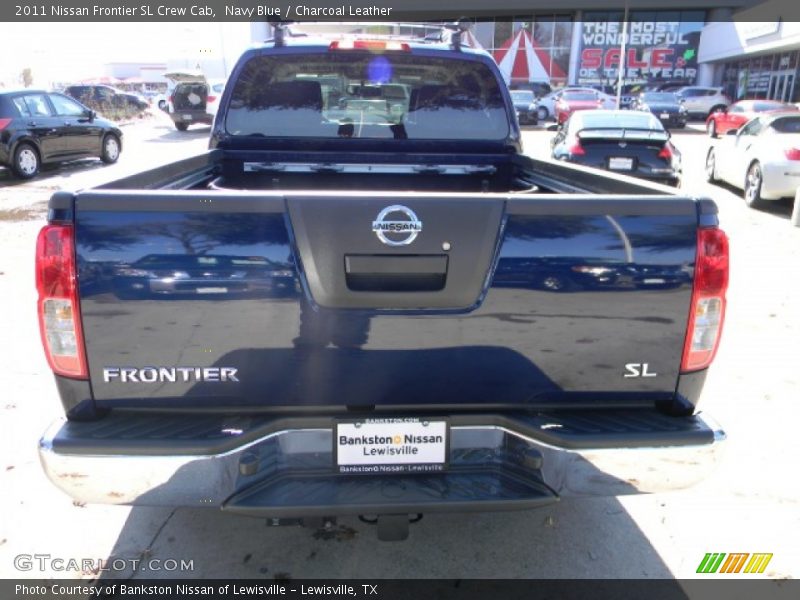 Navy Blue / Charcoal Leather 2011 Nissan Frontier SL Crew Cab