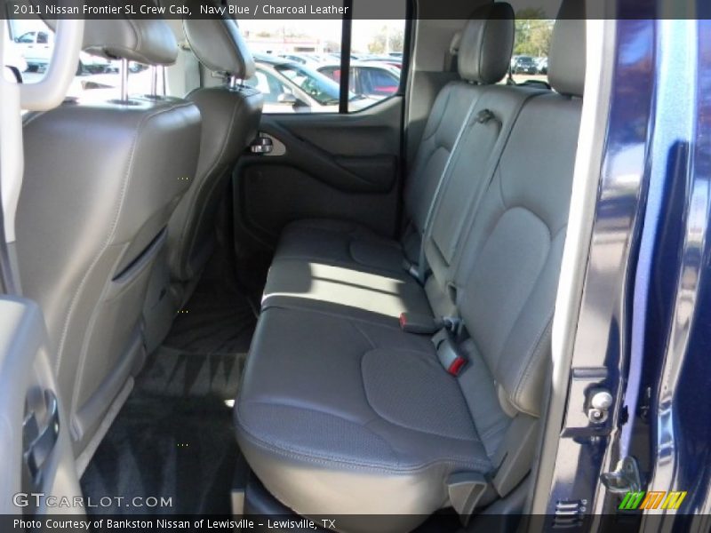 Navy Blue / Charcoal Leather 2011 Nissan Frontier SL Crew Cab