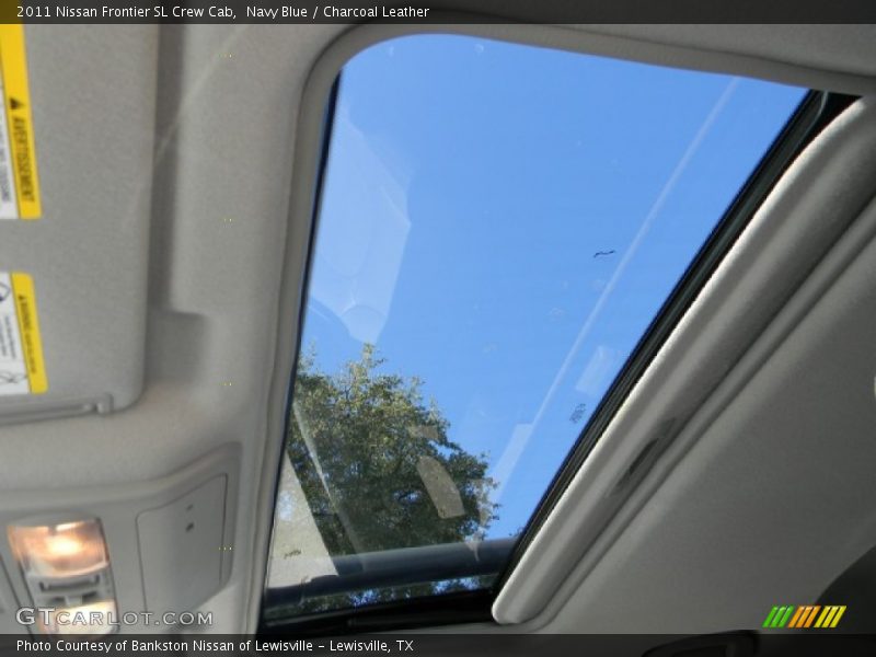 Navy Blue / Charcoal Leather 2011 Nissan Frontier SL Crew Cab