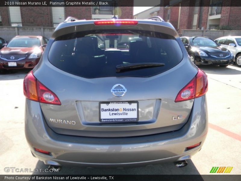 Platinum Graphite Metallic / Black 2010 Nissan Murano LE