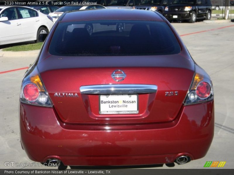Tuscan Sun Red / Charcoal 2010 Nissan Altima 2.5 S