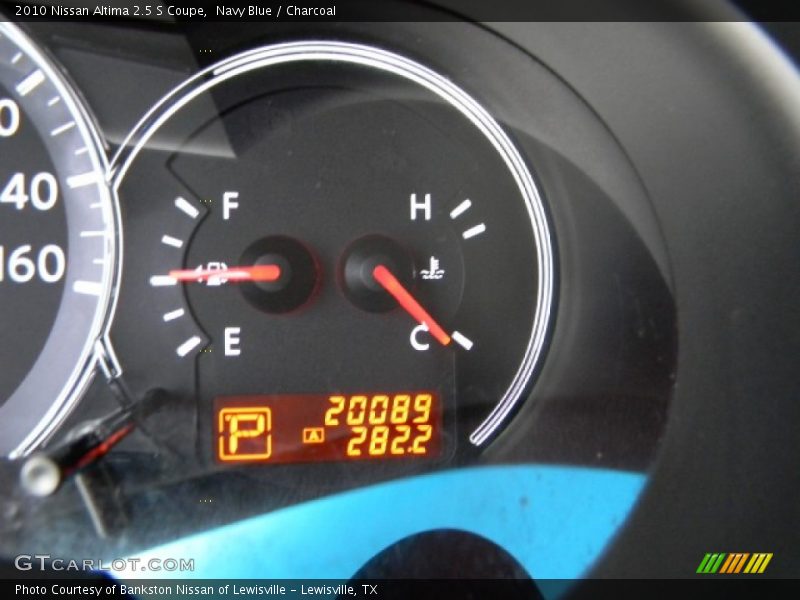 Navy Blue / Charcoal 2010 Nissan Altima 2.5 S Coupe