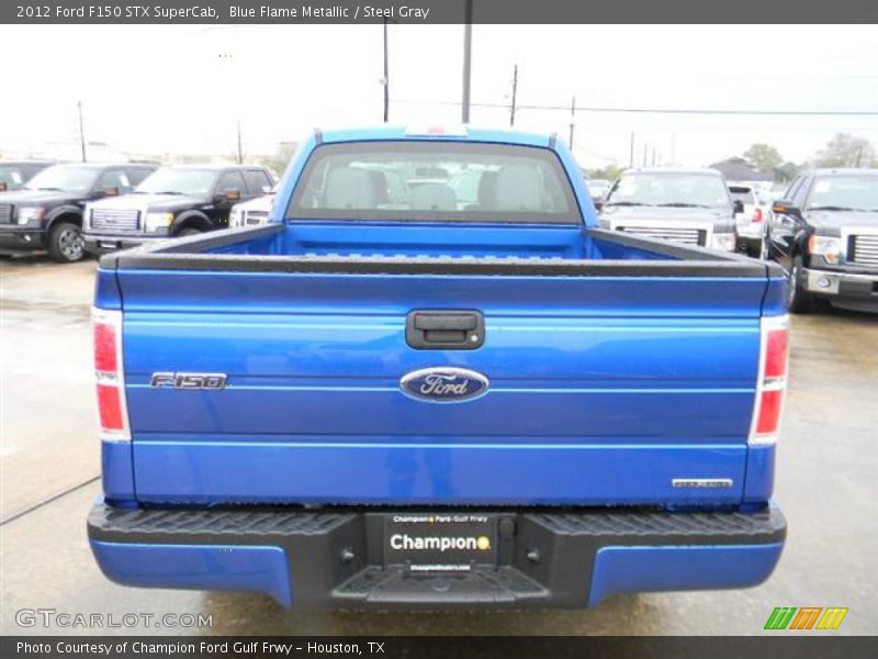 Blue Flame Metallic / Steel Gray 2012 Ford F150 STX SuperCab