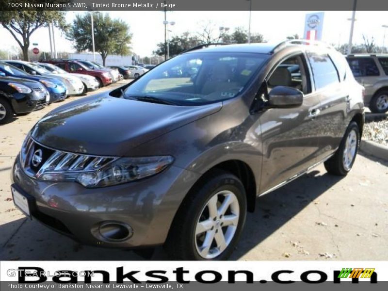 Tinted Bronze Metallic / Beige 2009 Nissan Murano S AWD