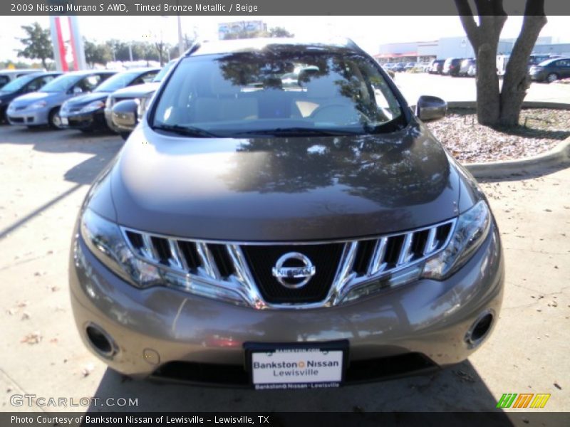 Tinted Bronze Metallic / Beige 2009 Nissan Murano S AWD