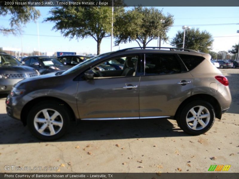 Tinted Bronze Metallic / Beige 2009 Nissan Murano S AWD