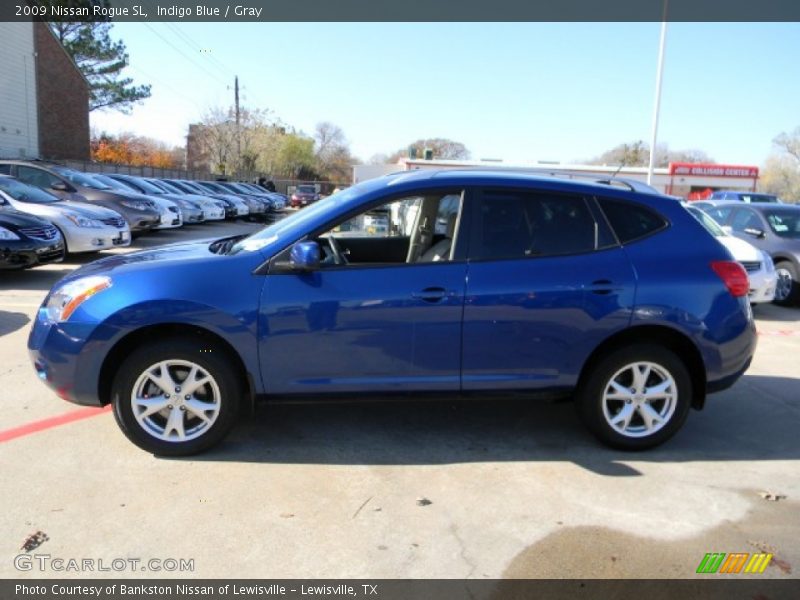 Indigo Blue / Gray 2009 Nissan Rogue SL